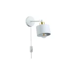 Kedvezmény Elza E27x1 LED fali lámpa mozgatható fehér + arany csatlakozó