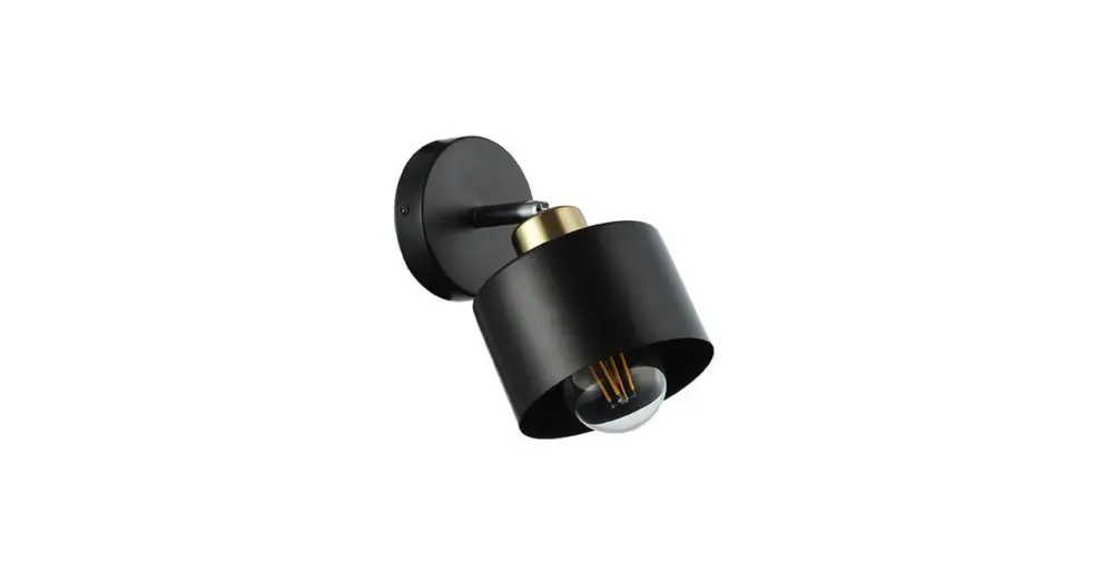 Exkluzív ajánlat Elza E27x1 LED fali lámpa mozgatható fekete + réz