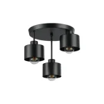 Elza E27x3 LED fali lámpa fekete kerek Ajánlat