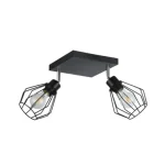 Biztonságos fizetés Otto Lámpa E27x2 LED mozgatható fekete