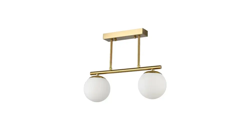 Kiárusítás Bali-12 LED csillár E27x2 arany