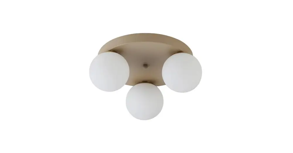 Bali-12 Mennyezeti lámpa 29cm LED E27x3 bézs+arany Bestseller