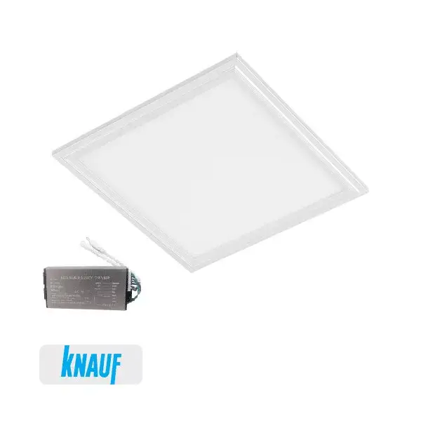 Vedd meg online LED PANEL DO SADROKARTÓNU 48W 4000K 595x595mm BIELY RÁM+S NÚDZOVÝ ZDROJ