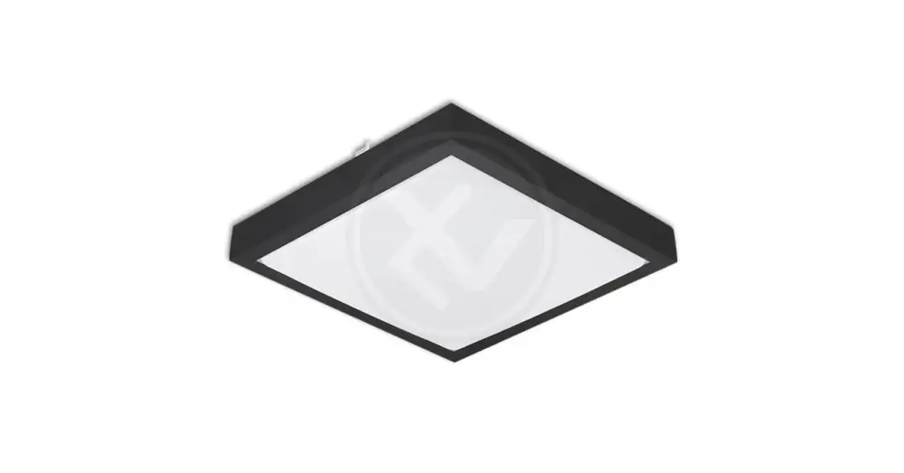 Ne maradj le Led Solen 18W négyzet alakú 4000K fekete mennyezeti lámpa