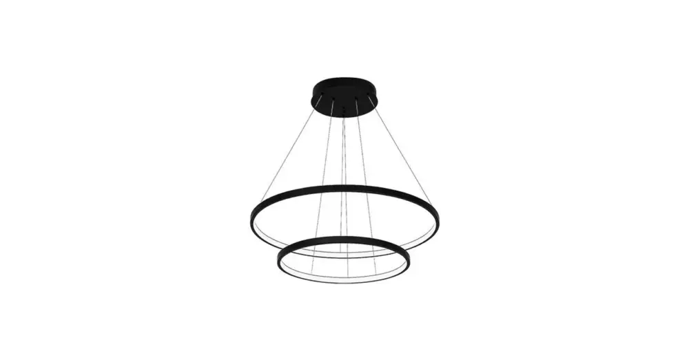 Azonnali szállítás Lynx LED csillár 40/60cm 64W fekete