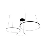 Szuper ajánlat Hodo LED csillár 40/60/80cm 116W fekete