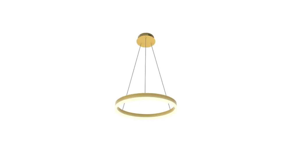 Ne maradj le Mundo LED csillár 40cm 22W arany 3CCT távirányítóval