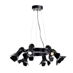 Biztonságos fizetés CINEMA CSILLÁR 6XE27 FEKETE D630MM