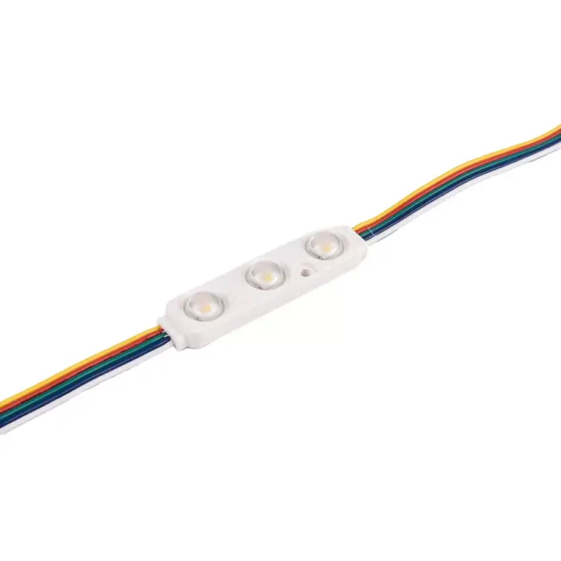 Legkelendőbb 3LED OPTIC LENS LED MODULE 12V 2.88W RGBW