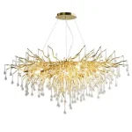 ANDREW CHANDELIER 13XG9 GOLD/CRYSTALS Biztonságos fizetés