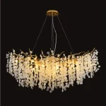 HUGO CHANDELIER 13XG9 GOLD/CRYSTALS Biztonságos vásárlás