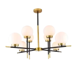 JULIET CHANDELIER 8XE27 BLACK/GOLD Ne maradj le