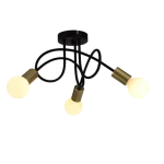 MYA CEILING LAMP 3XE27 BLACK/GOLD Nézd meg most