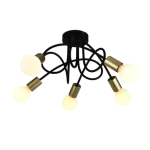 Azonnal elérhető MYA CEILING LAMP 5XE27 BLACK/GOLD