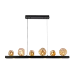 ROCK CHANDELIER 6XG9 BLACK/AMBER Expressz kézbesítés