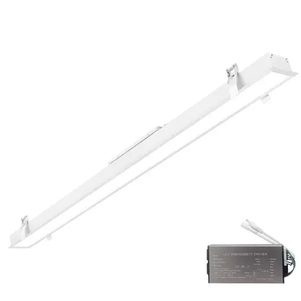 Prémium ELMARK LED PROFIL ZAPUSTENÝ 600mm 24W 4000K BIELY + EMERGENCY KIT