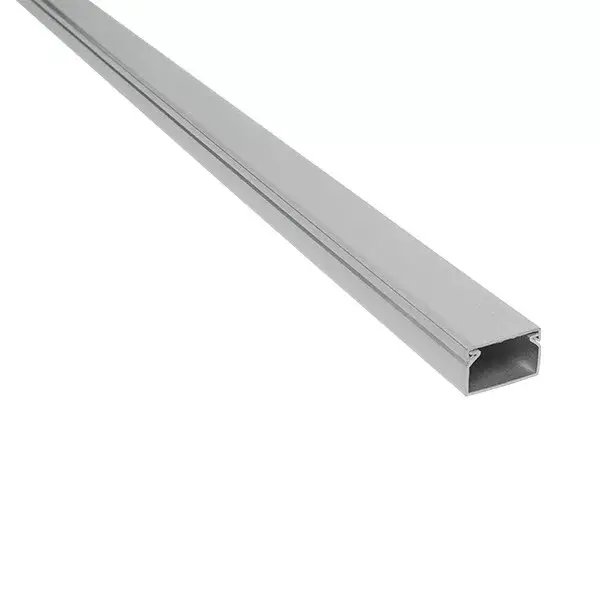 2m. 15X10 PLASTIC CABLE TRUNKING CT2 GREY Azonnali szállítás