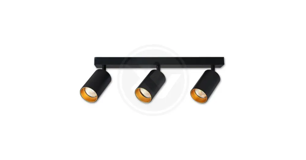 Legnépszerűbb Eris Gold Fali lámpa GU10 LED mozgatható x3 fekete