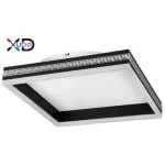 Csak ma LED csillár 46W 40x40cm 4000K fekete
