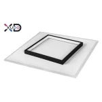 LED csillár 32W 40x40cm 4000K fekete Szuper akció