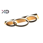 LED csillár 25W 58x26cm 4000K fekete Utolsó esély