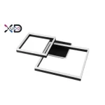 Olcsóbb LED csillár 55W 65x50cm 4000K fekete