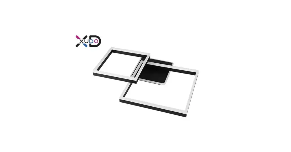 Olcsóbb LED csillár 55W 65x50cm 4000K fekete