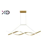 Alacsony ár LED csillár 37W 120cm 4000K arany