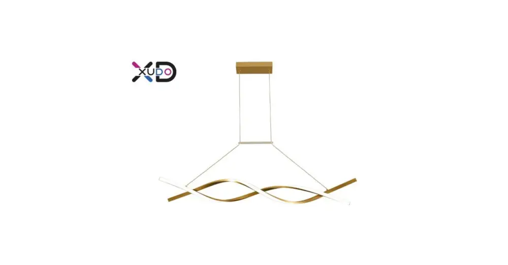 Alacsony ár LED csillár 37W 120cm 4000K arany