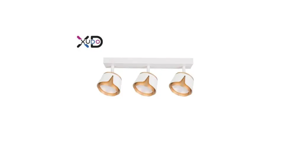 LED fali, mennyezeti lámpa x3 fehér + arany GX53 foglalat Vásárlói kedvenc