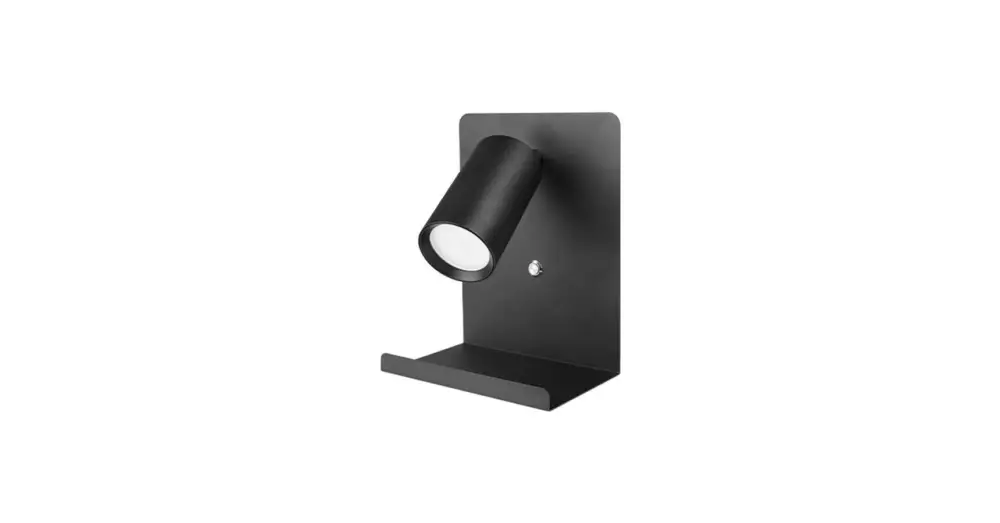 Kaliso GU10 fali olvasólámpa 150mm Fekete Árengedmény