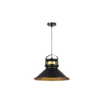 Biztonságos fizetés Tao Függőlámpa E27x1 36cm fekete + réz