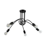 Különleges ajánlat Nido E27x5 LED csillár fekete