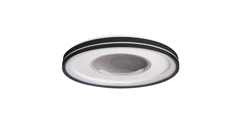 Szuper akció LED mennyezeti lámpa 3CCT 68W 48cm fekete távirányító