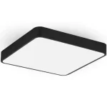LED mennyezeti lámpa 3CCT 54W 40cm fekete szögletes Különleges ajánlat