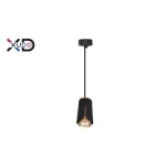 Függeszték x1 GU10 fekete+arany Alacsony ár