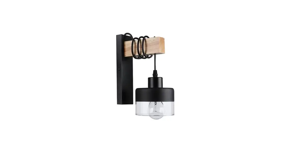 Stark Függő fali lámpa E27x1 LED fekete + WD Szezonális akció