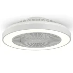 Prémium LED mennyezeti lámpa kleo 36W+15W 3CCT ventilátor 50cm fehér