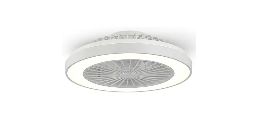 Prémium LED mennyezeti lámpa kleo 36W+15W 3CCT ventilátor 50cm fehér
