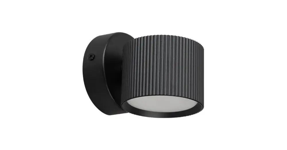 Biztonságos fizetés Orbin GX53x1 LED fali lámpa fekete