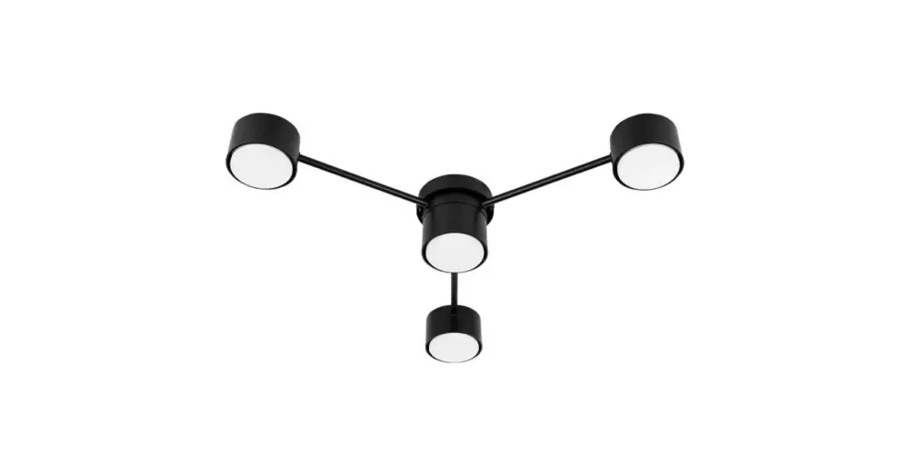 Vedd meg online Guliver LED csillár GX53x4 85cm fekete