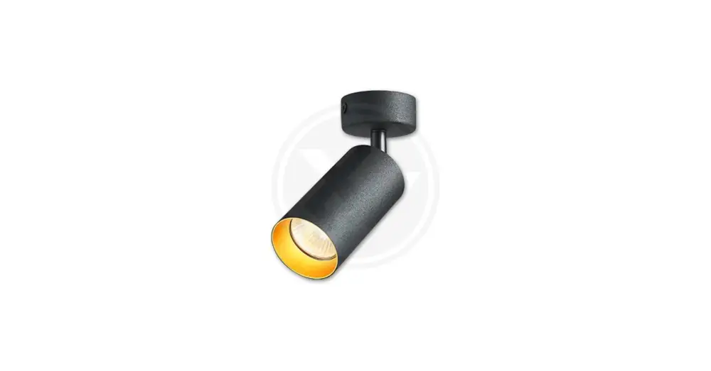 Eris Gold Fali lámpa GU10 LED mozgatható x1 fekete Kedvezményes ár