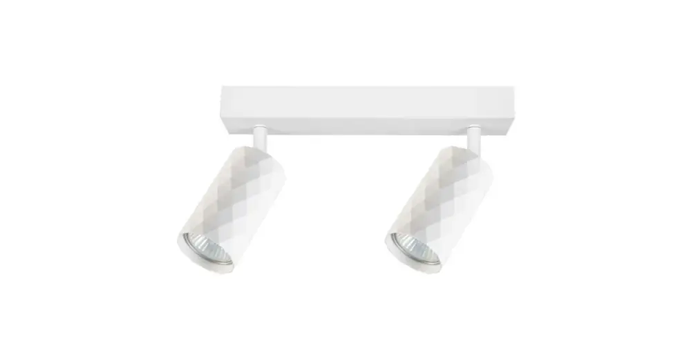 Árcsökkenés Glamour fali lámpa GU10x2 LED izzóval, mozgatható, fehér