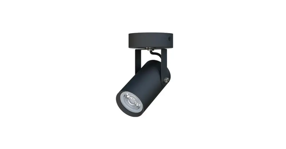 Gyors szállítás Simon GU10 LED fali lámpa, mozgatható, 1 db, fekete