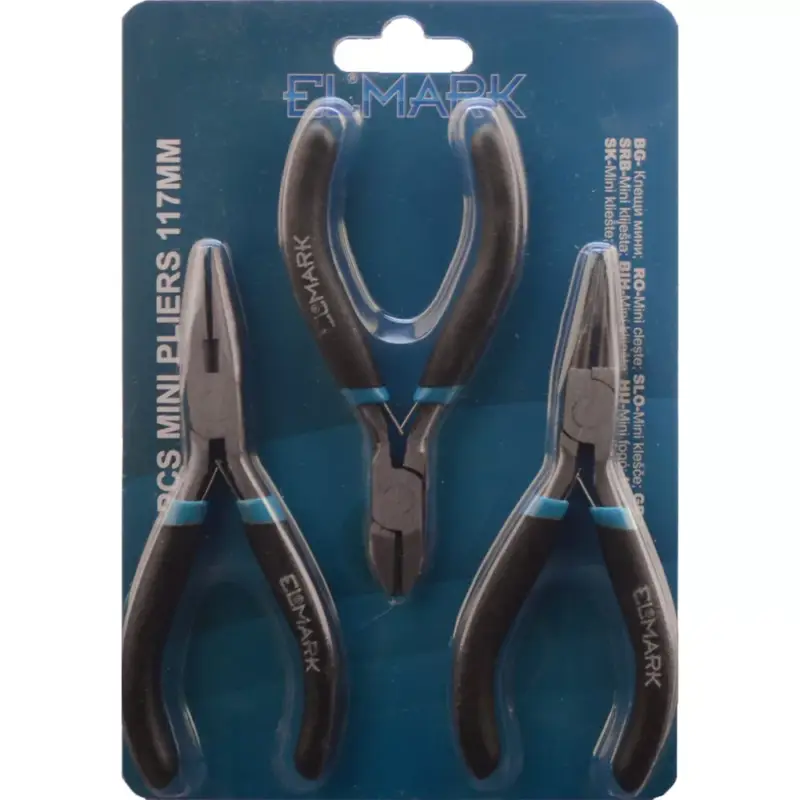 3PCS MINI PLIERS 117mm Akció