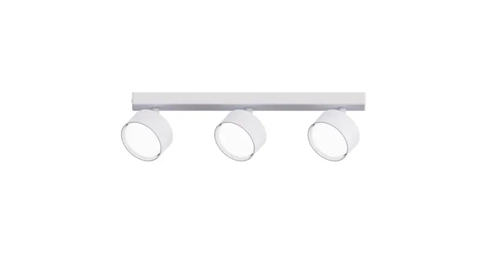 Utolsó esély Capris fali/mennyezeti lámpa, GX53 LED, mozgatható x3, fehér