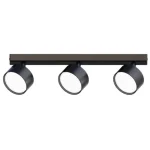 Népszerű Capris fali/mennyezeti lámpa, GX53 LED, mozgatható x3, fekete