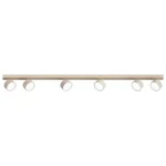 Capris fali/mennyezeti lámpa, GX53 LED, mozgatható x6, bézs+arany Expressz kézbesítés