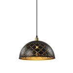 Azonnal elérhető CRISTINA PENDANT 1XE27 BLACK/GOLD