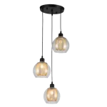 Azonnal elérhető JADE PENDANT 3XE27 BLACK